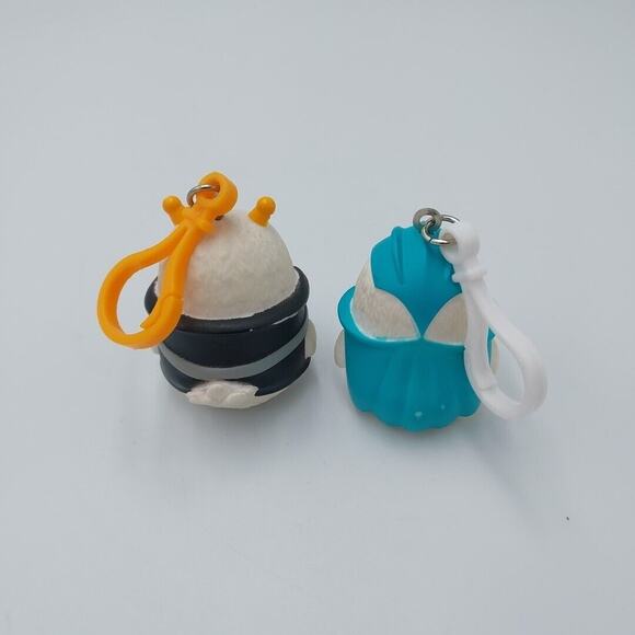 Coop Squad 2 Backpack Hangers Lot‎ Key Chains 1.75" Keychains Clip On - Picture 2 of 2